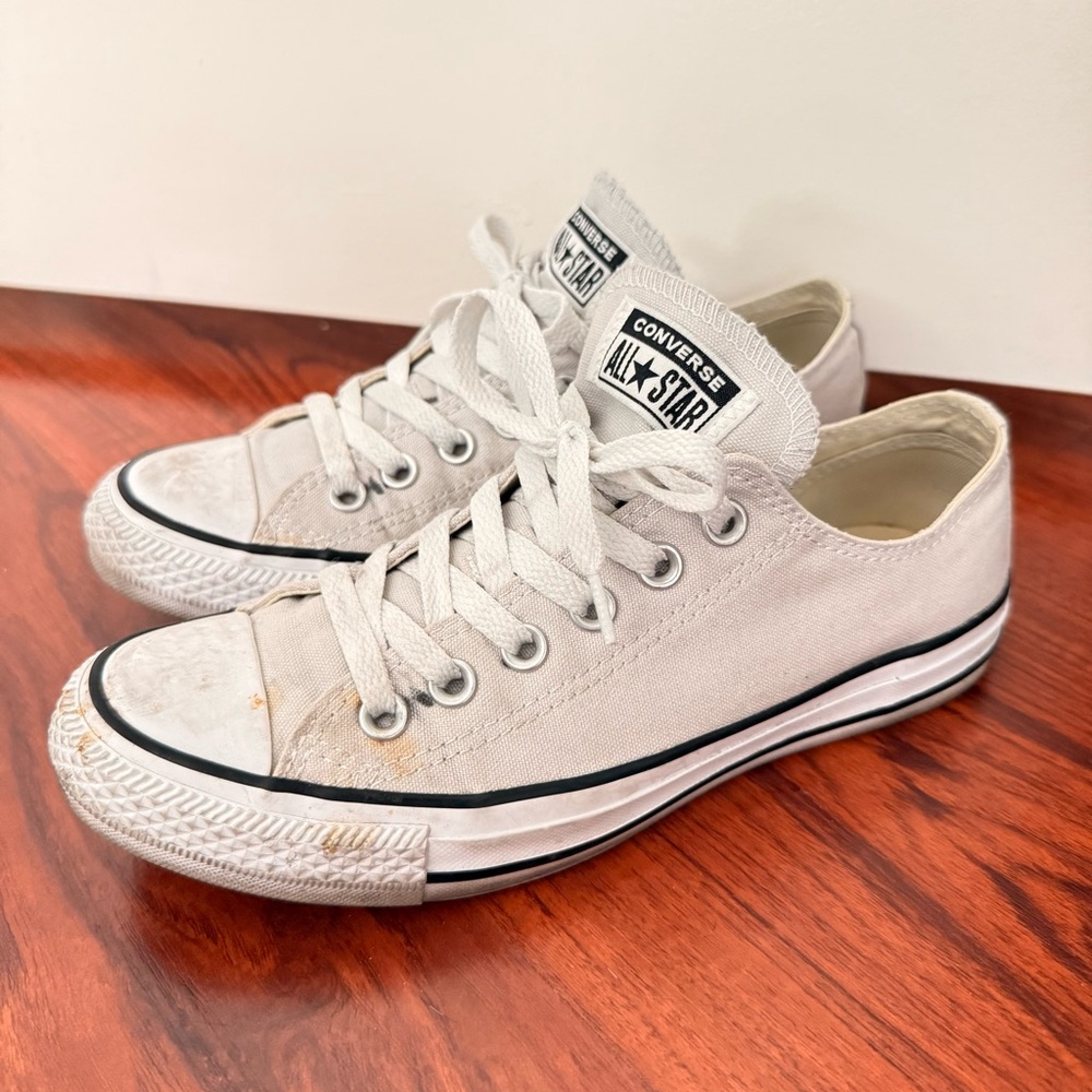 Converse All Star Low Top Sneakers Light Gray 5M 7W